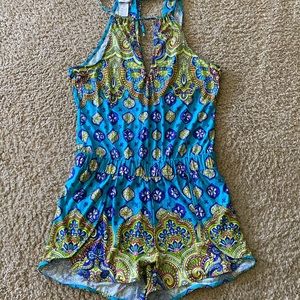 Trina Turk Corsica Romper Sz S New!